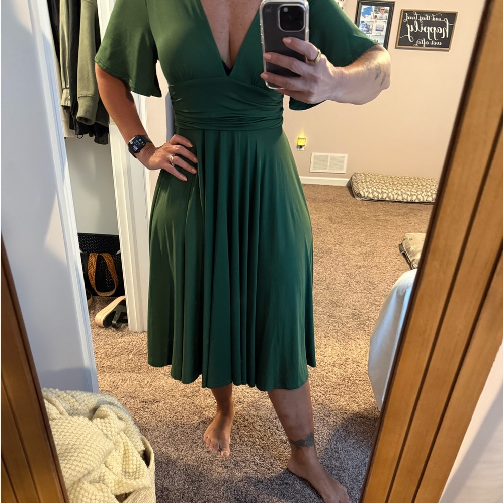 Baltic Born Green Midi Dress